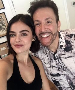 With Lucy Hale