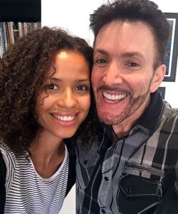 With Gugu Mbatha-Raw