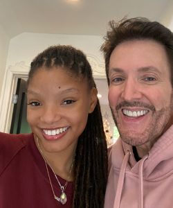 With Halle Bailey
