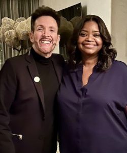 With Octavia Spencer