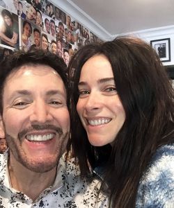 With Abigail Spencer