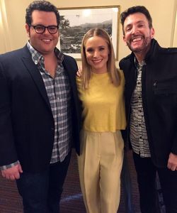 With Josh Gad and Kristin Bell