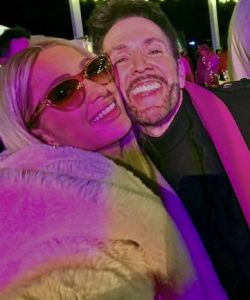With Paris Hilton