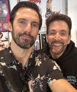 With Milo Ventimiglia
