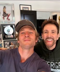 With Jeremy Allen White