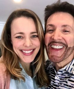 With Rachel McAdams