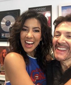 With Stephanie Beatriz