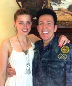 With Amber Heard
