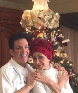 With Annie Potts rehearsing for Pippin