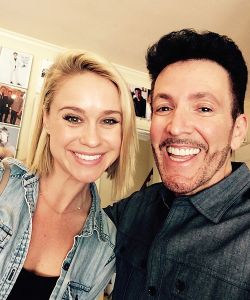 With Becca Tobin