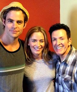 w/ Chris Pine & Emily Blunt