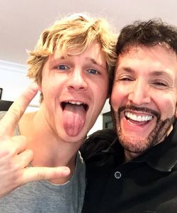 With Daniel Webber
