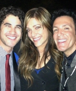 With Darren Criss and Mia Elan at the Hollywood Bowl