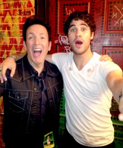 Rehearsing with Darren Criss at the House of Blues