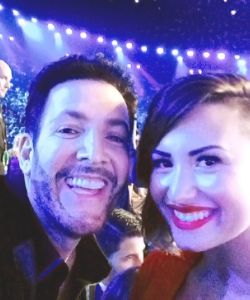 With Demi Lovato @the VMA's