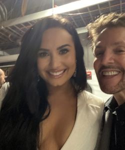 With Demi Lovato