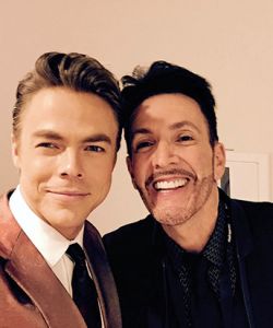 With Derek Hough