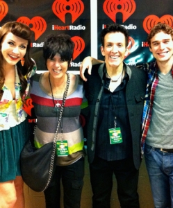 With Amy and Nick from KARMIN and Diane Warren