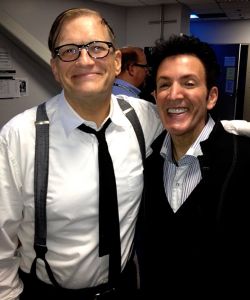 With Drew Carey at the HOLLYWOOD BOWL