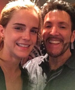 With Emma Watson