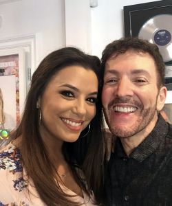 With Eva Longoria