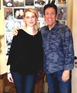 With Evan Rachel Wood