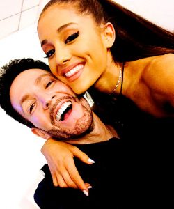 With Ariana Grande
