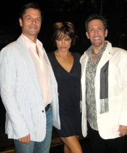 With Harry Hamlin & Lisa Rina