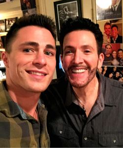 With Colton Haynes