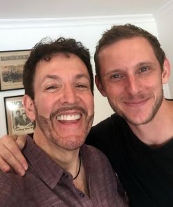 With Jamie Bell