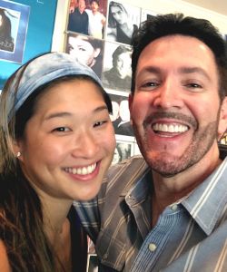 With Jenna Ushkowitz from GLEE