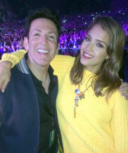 with Jessica Alba