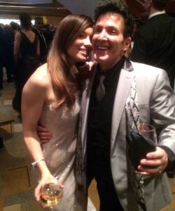With Jessica Biel at 2014 Academy Awards