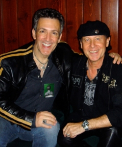 Recording with Klaus Meine of the SCORPIANS
