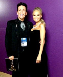 At the 2013 Academy Awards w/ Kristin Chenoweth