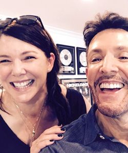 With Lauren Graham