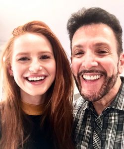 With Madelaine Petsch