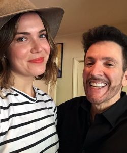 With Mandy Moore