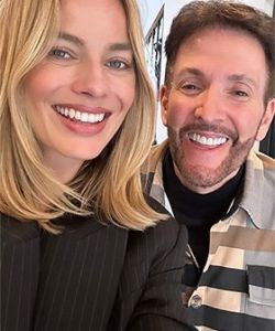 With Margot Robbie