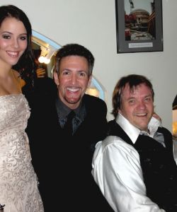 With Meat Loaf and Marian Raven in London at Royal Albert Hall