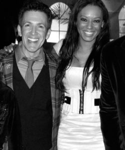 With Mel B after taping the George Lopez show