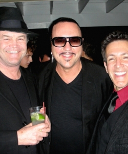 With Micky Dolenz and Desmond Child