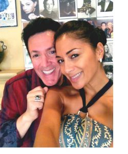 Rehearsing with Nicole Scherzinger