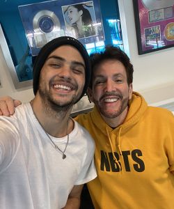 With Noah Centineo