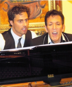 Rehearsing with David Burnham