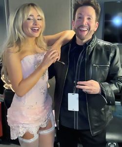 With Sabrina Carpenter