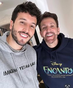 With Sebastian Yatra