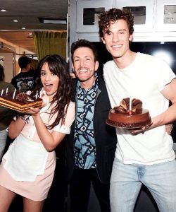 With Shawn and Camila