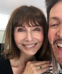 With Mary Steenburgen