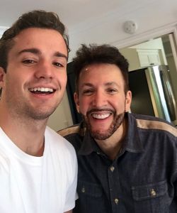 With Steven Puth